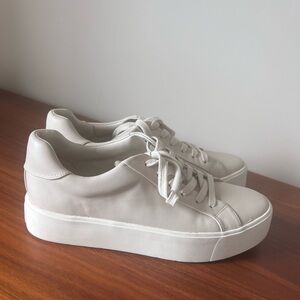 Vince platform leather sneaker size 7.5